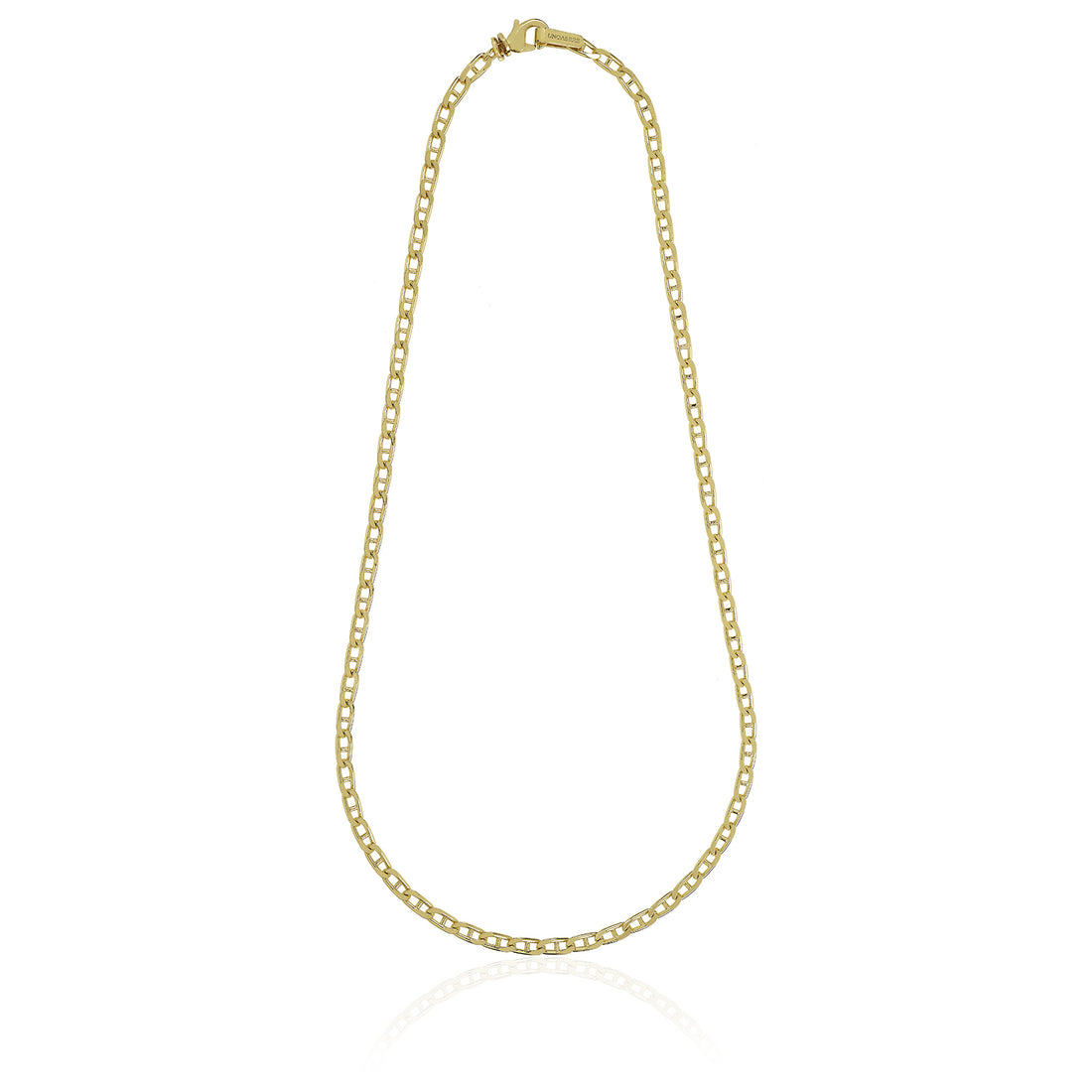 Collana Uomo Unoaerre Acciaio dorato  Maglia Catena Traversino 560848