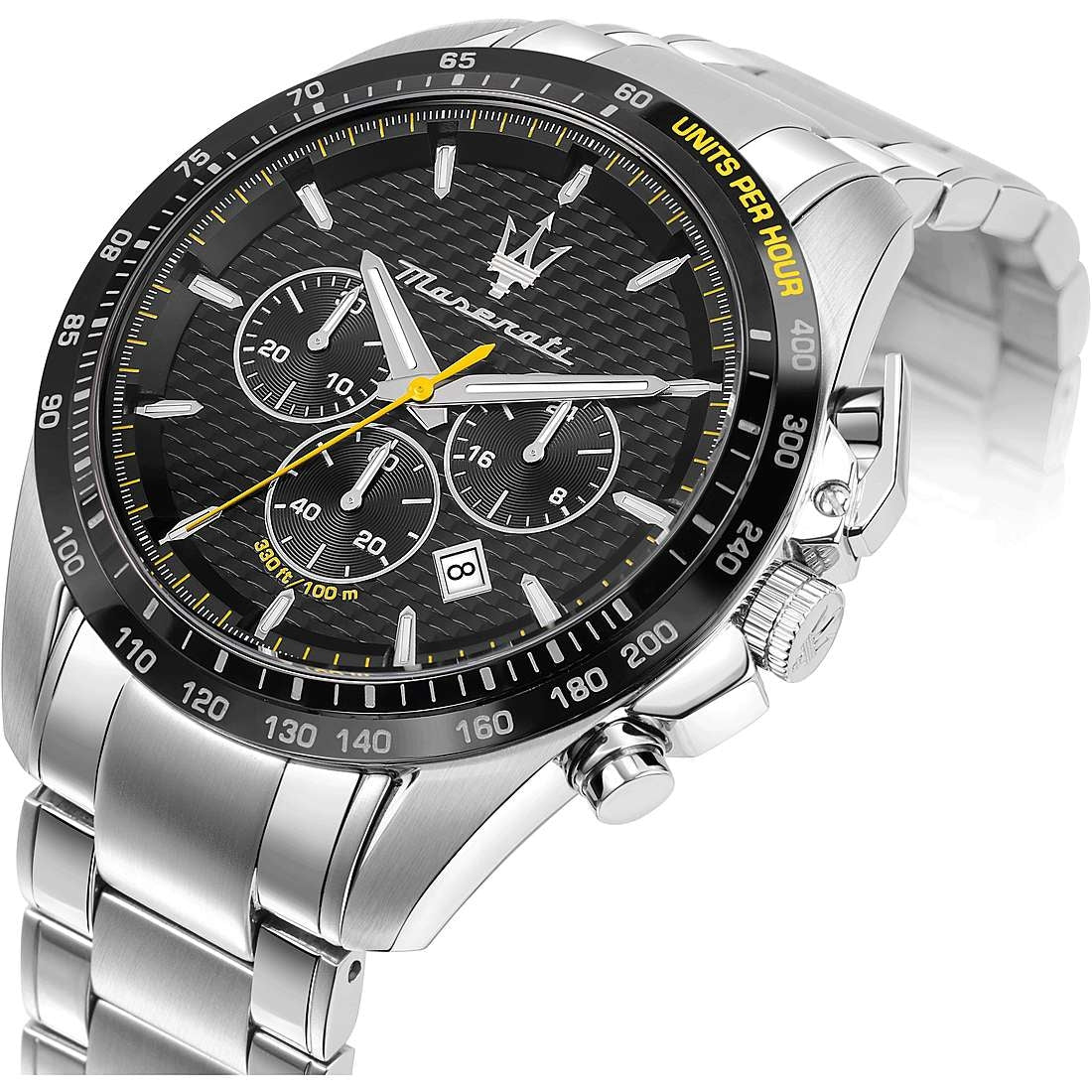 Orologio Uomo Acciaio Maserati Traguardo Quarzo Cronografo R8873612042