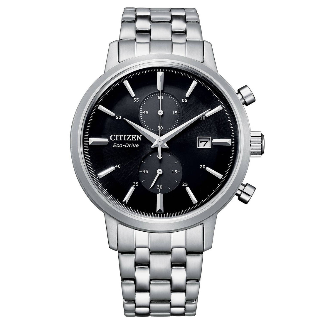 Orologio Uomo Acciaio CItizen Classic Nero Cronografo 40mm quarzo eco drive