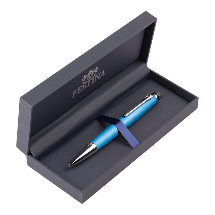 Penna Uomo Festina Acciaio celeste Satinato Biro FWS4104/M