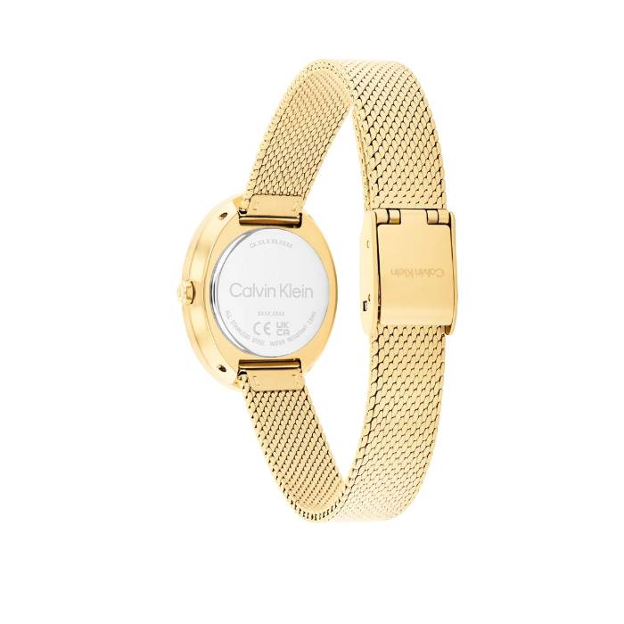 Orologio Donna Acciaio Oro Calvin Klein Quarzo Solo Tempo 25100152