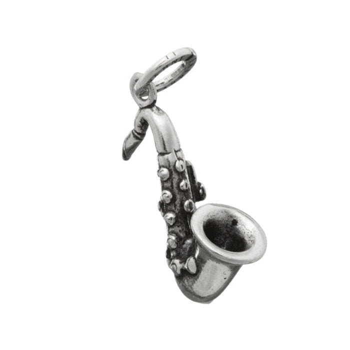 Charm Uomo Giovanni Raspini Argento 925 Sax Realizzato A Mano 06324