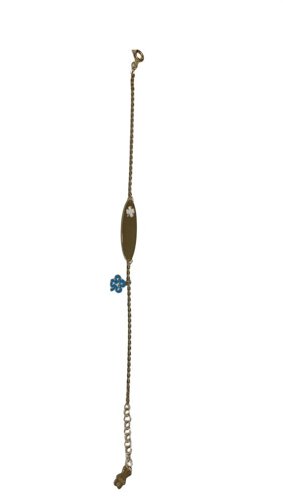 Bracciale bimbo Nanan oro 9Kt con targhetta NGLD0043