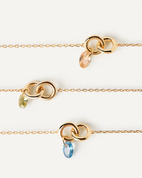 Bracciale Donna PDPaola Argento Dorato 925 Zircone Verde Blu Rosa PU01-790-U