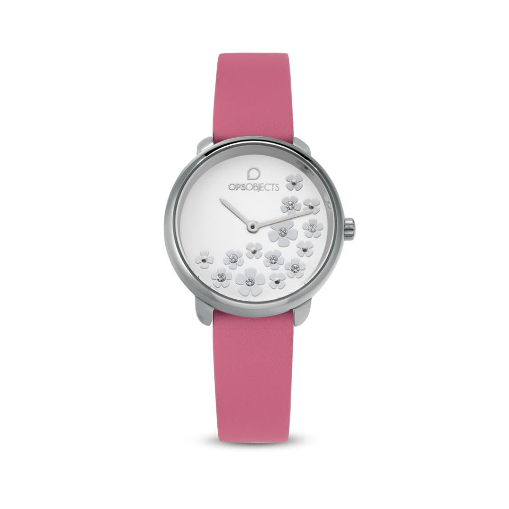 Orologio Donna OPS Acciaio Quarzo Solo Tempo Pelle OPSPW-608-2400