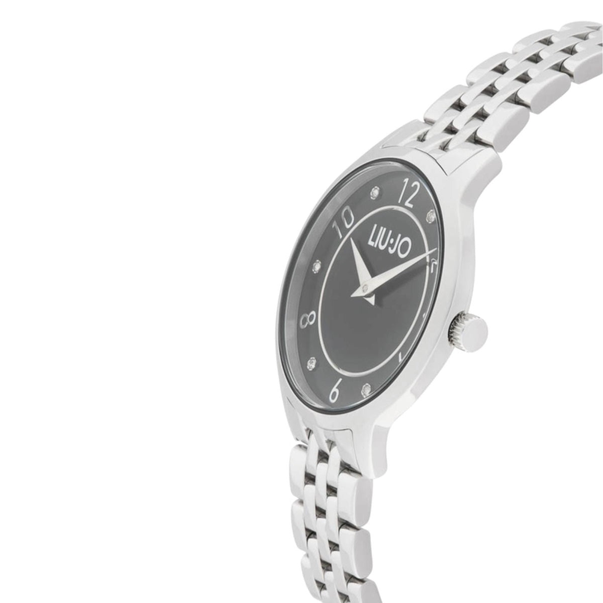 Orologio Donna Acciaio Liu Jo Nero Quarzo Numeri TLJ2674