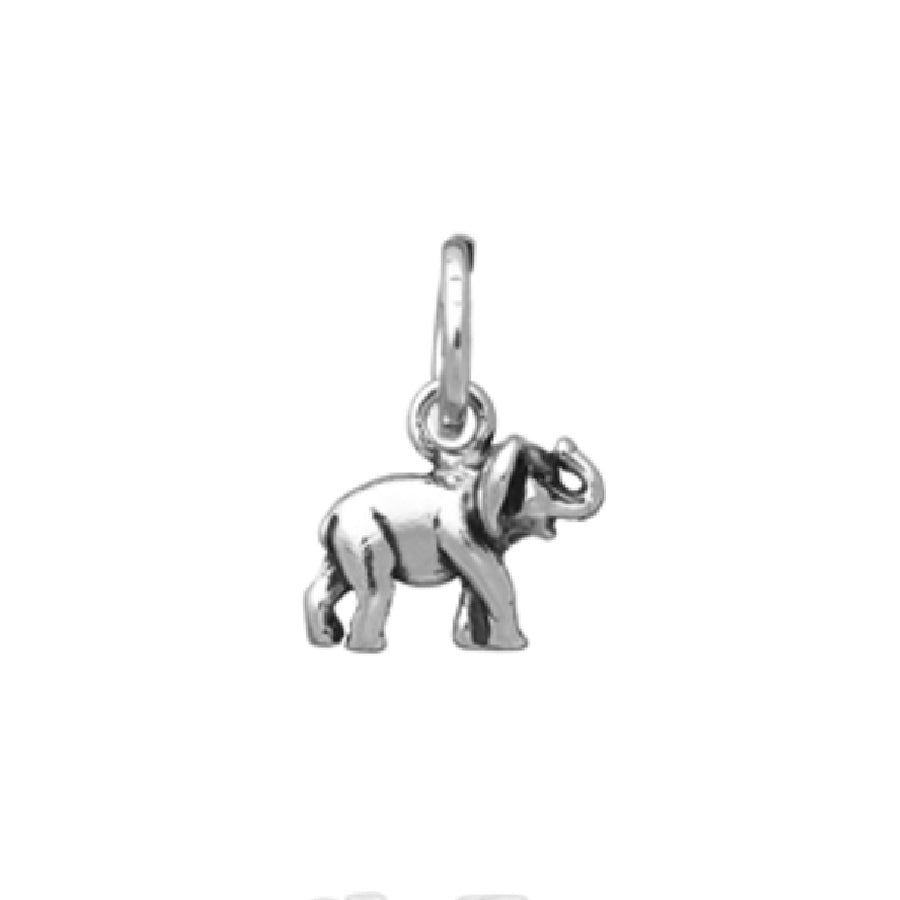 Charm Unisex Giovanni Raspini Argento 925 Mini Elefante Realizzato A Mano 10934