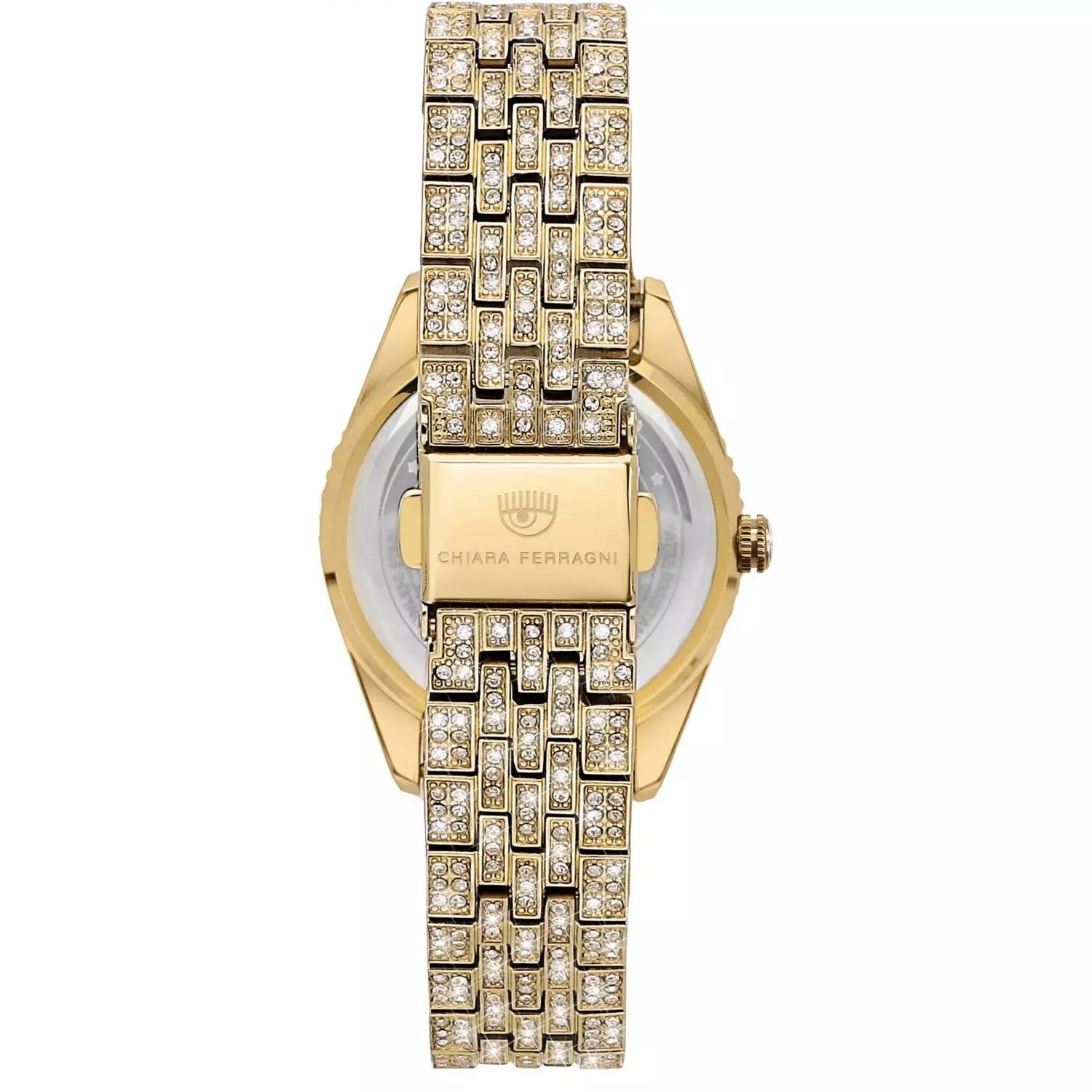Orologio Donna Chiara Ferragni Quarzo Solo Tempo Acciaio Dorato