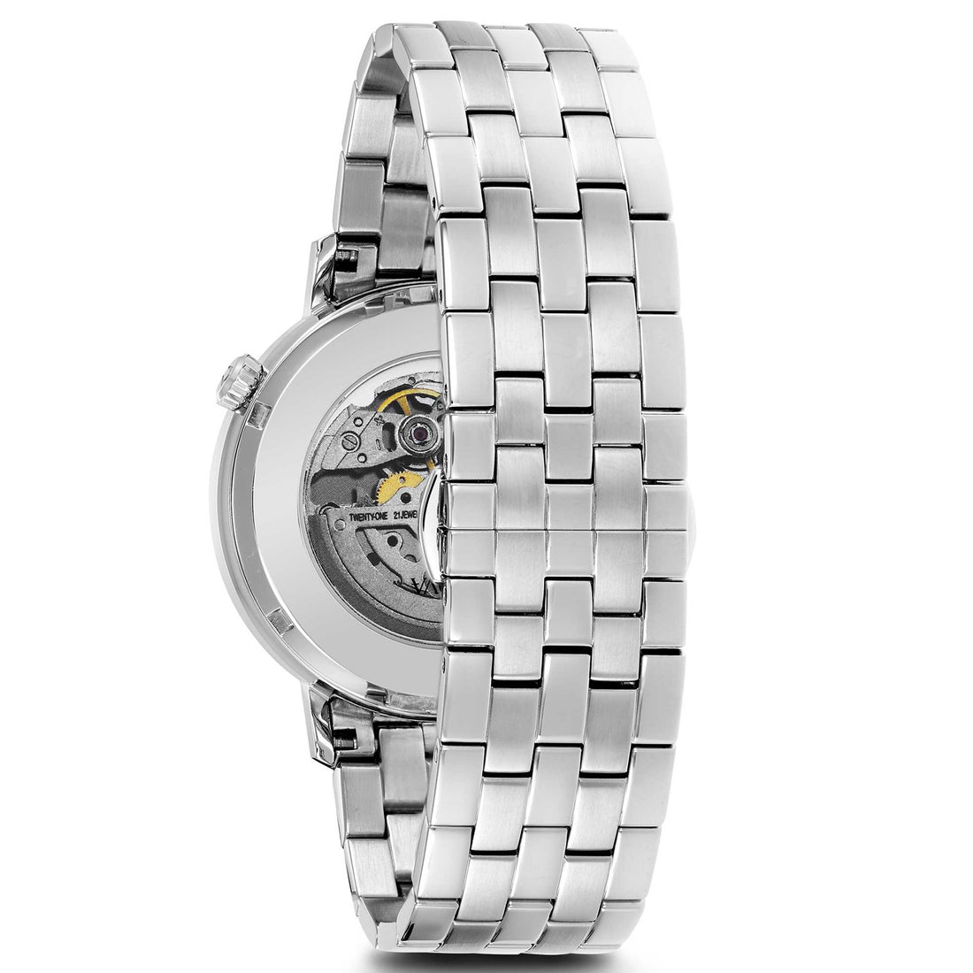 Orologio Uomo Bulova Automatico Aereojet Acciaio Satinato Lucido Azzurro 96A277