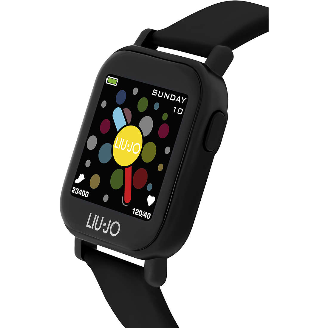 Orologio Liu Jo Donna Smartwatch Cinturino Cassa Gomma Nero SWLJ026