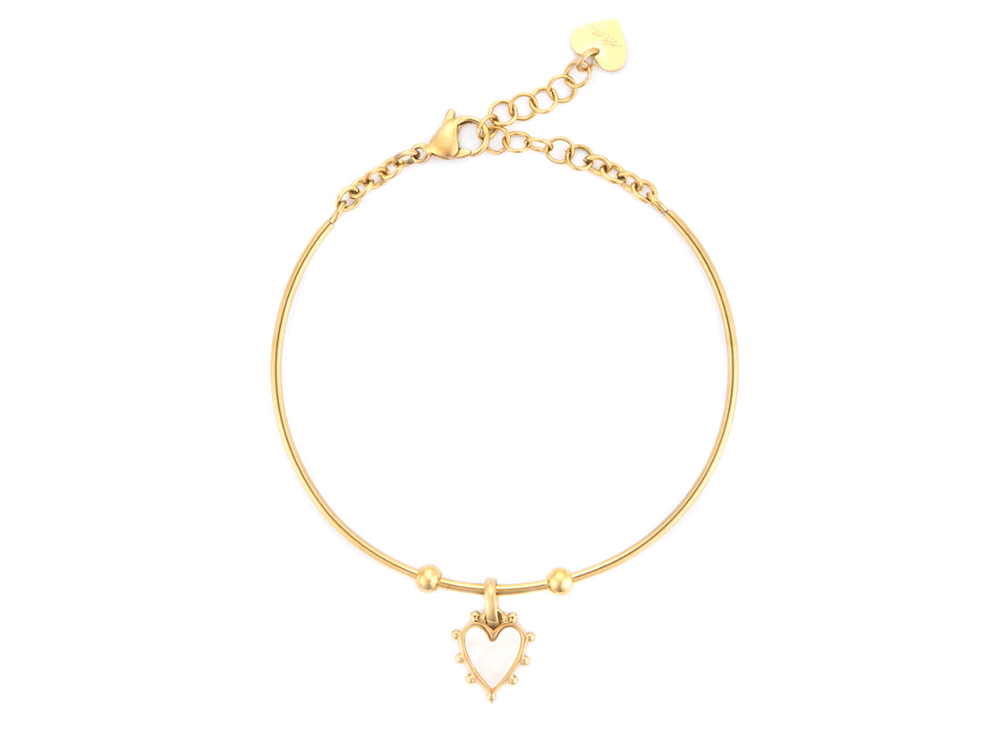 Bracciale Donna Acciaio Dorato 4US Cesare Paciotti Semirigido 4UBR7733W