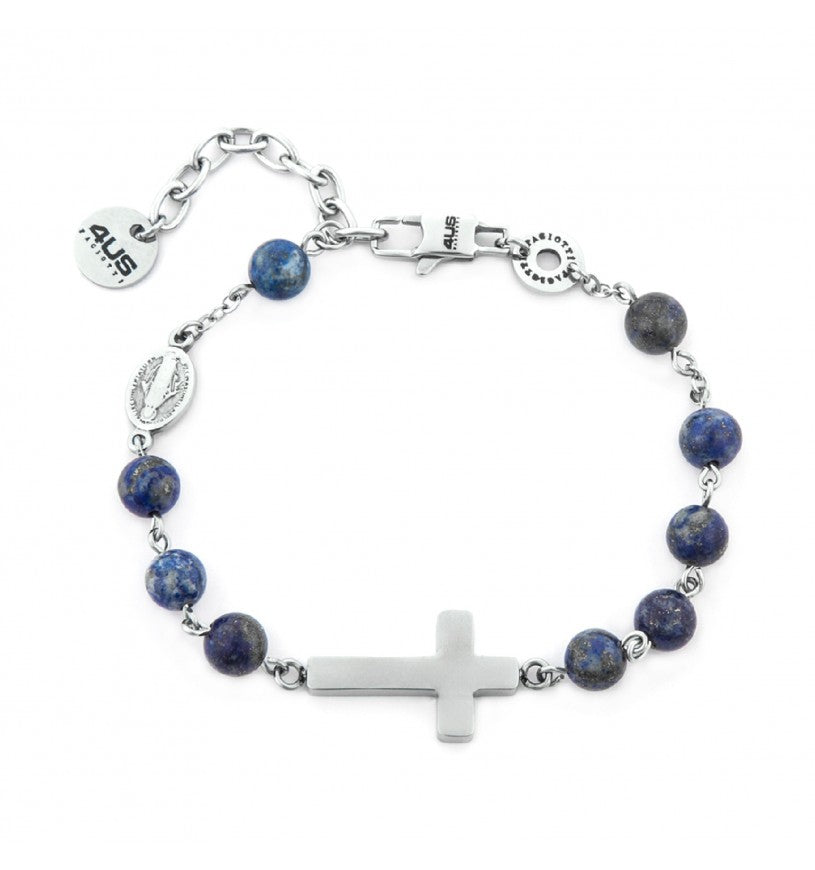 Bracciale Uomo Acciaio 4US Cesare Paciotti Rosario  4UBR7493