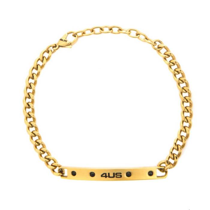 Bracciale Uomo 4US Cesare Paciotti Acciaio Dorato 4UBR8675