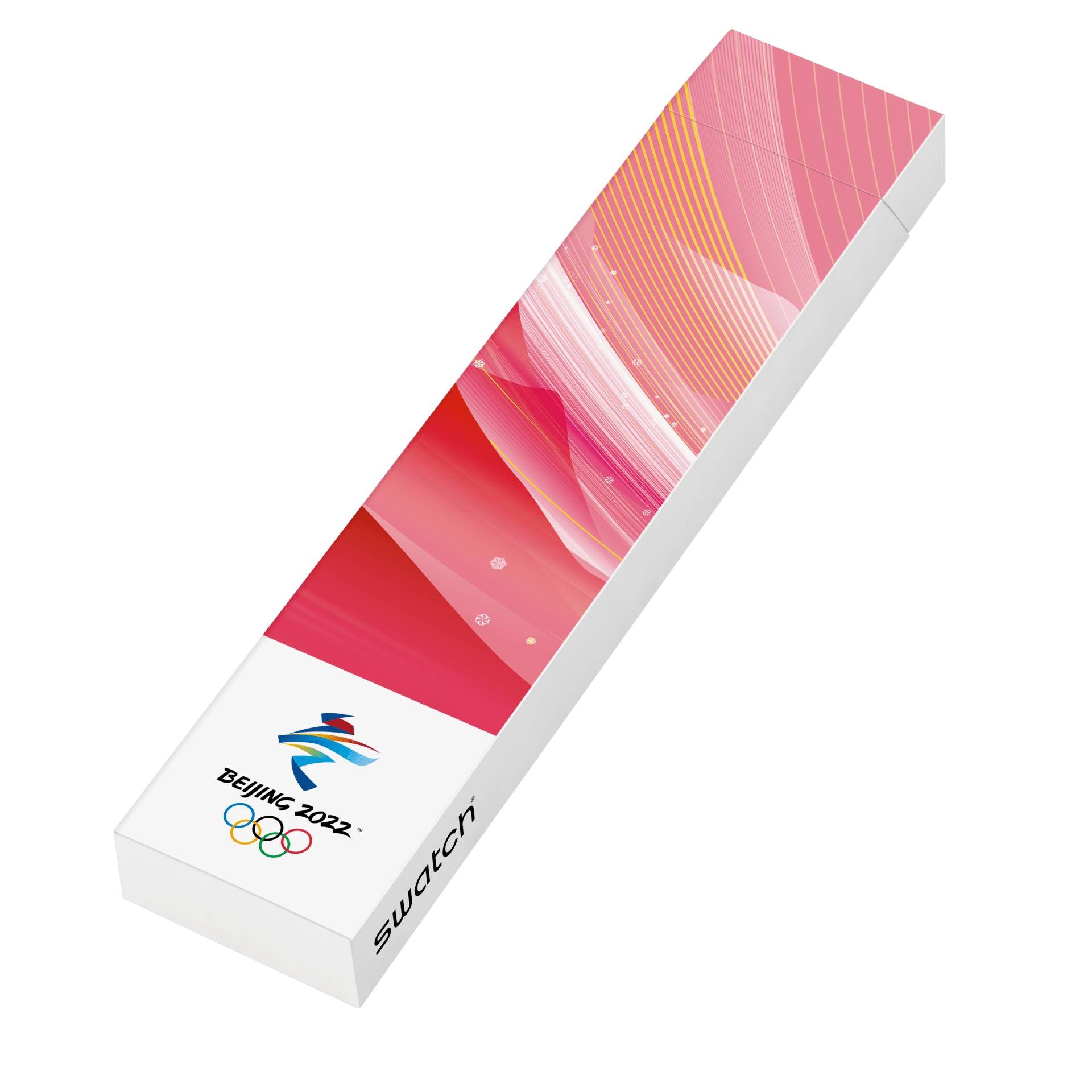 Orologio Donna Swatch Quarzo Solo Tempo Olympics Rosa Scheletrato SO29Z105