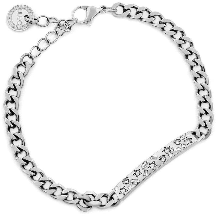 Bracciale Donna Liu Jo Acciaio Catena Groumette Zirconi LJ1826
