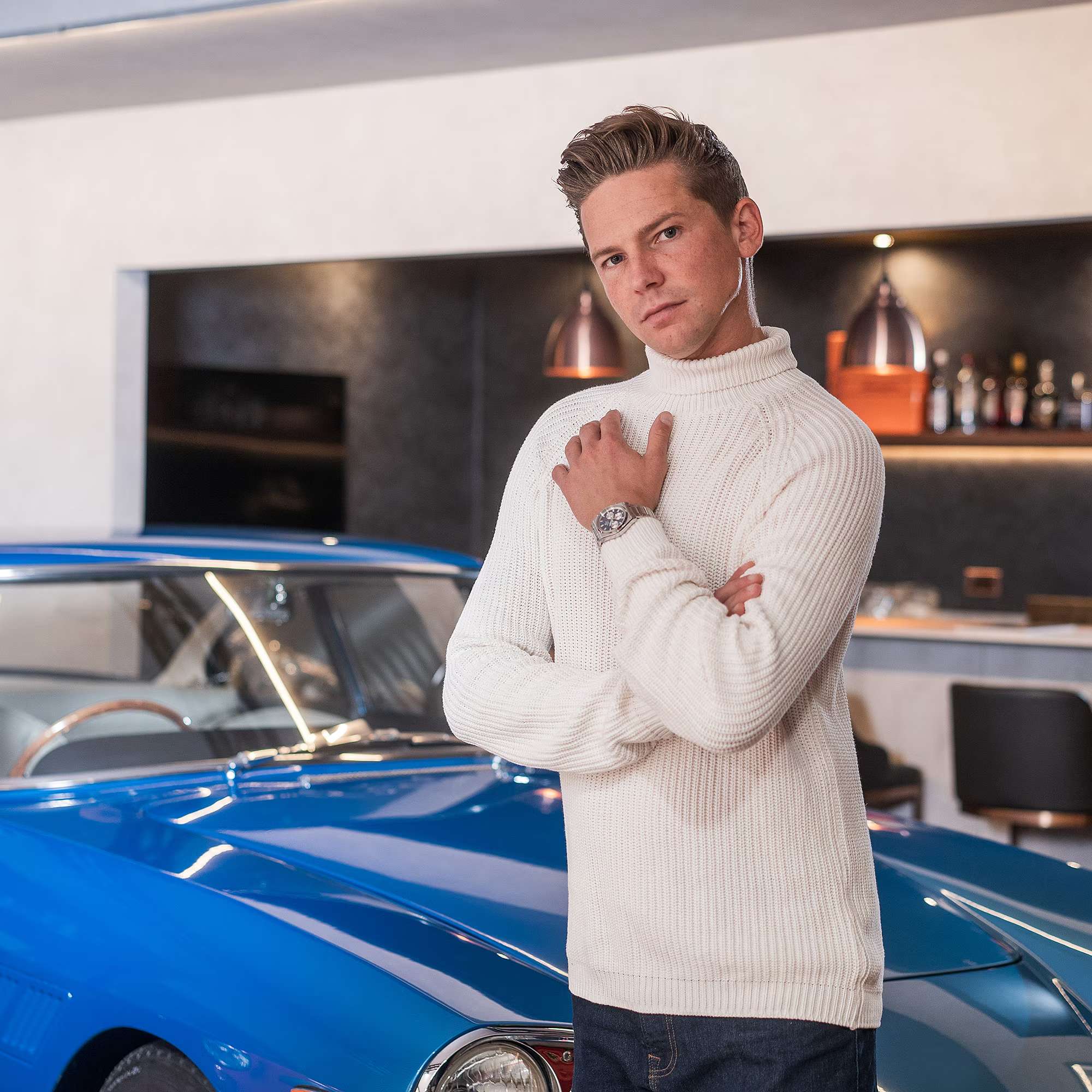 Orologio Uomo Casio Edifice Acciaio Cronografo Azzurro EFB-730D-2AVUEF