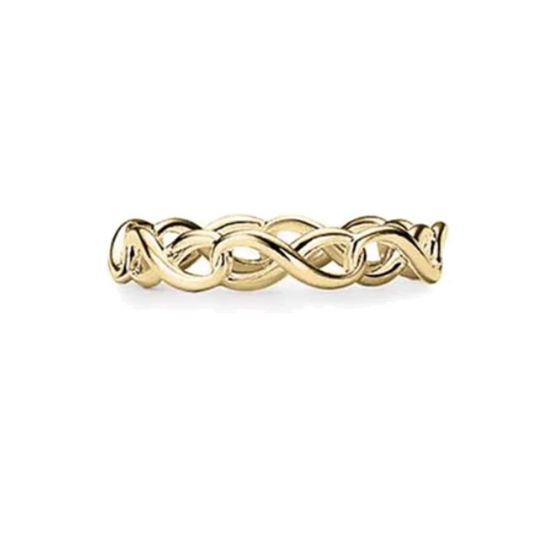 Anello Donna Liu Jo Acciaio dorato infinity  LJ2384M14