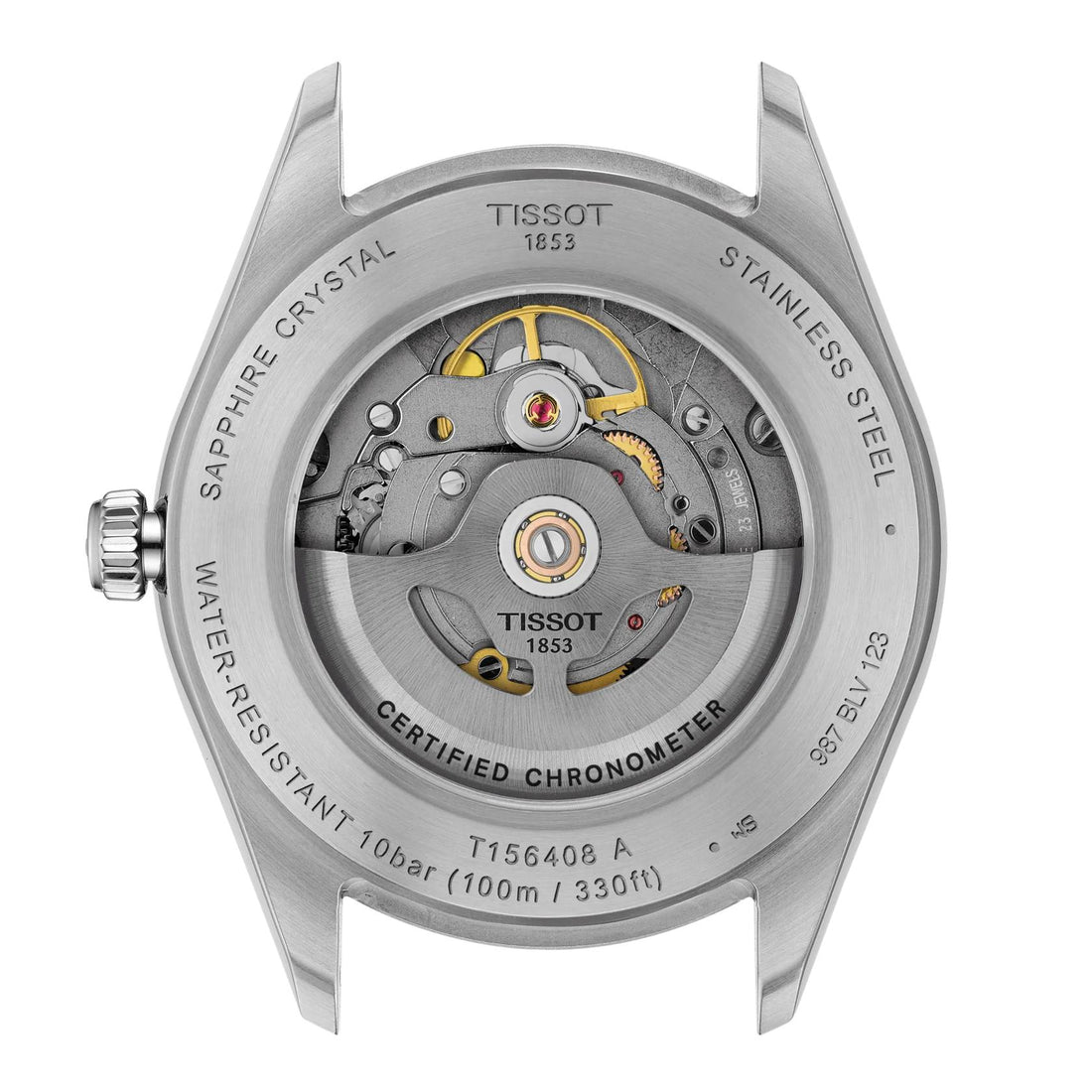 Orologio Uomo Tissot Ballade Powermatic 80 COSC Verde T1564081109300