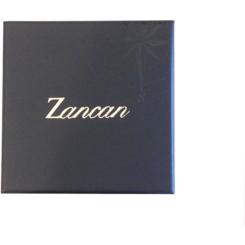 Collana Uomo Zancan Argento 925 Insignia Croce Zircone Blu ESC172-BL