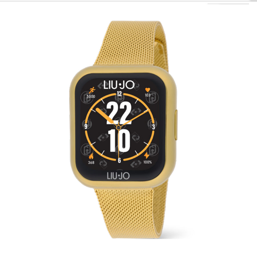 Orologio Unisex Liu Jo Smartwatch Voice Rainbow Acciaio Dorato SWLJ149