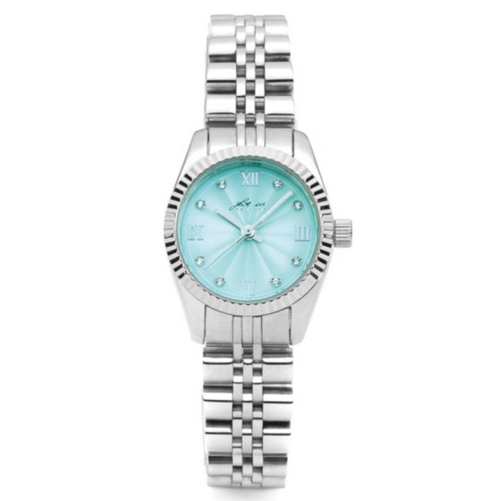 Orologio Donna 4US Cesare Paciotti Quarzo Solo Tempo Acciacio Azzurro T4SW484