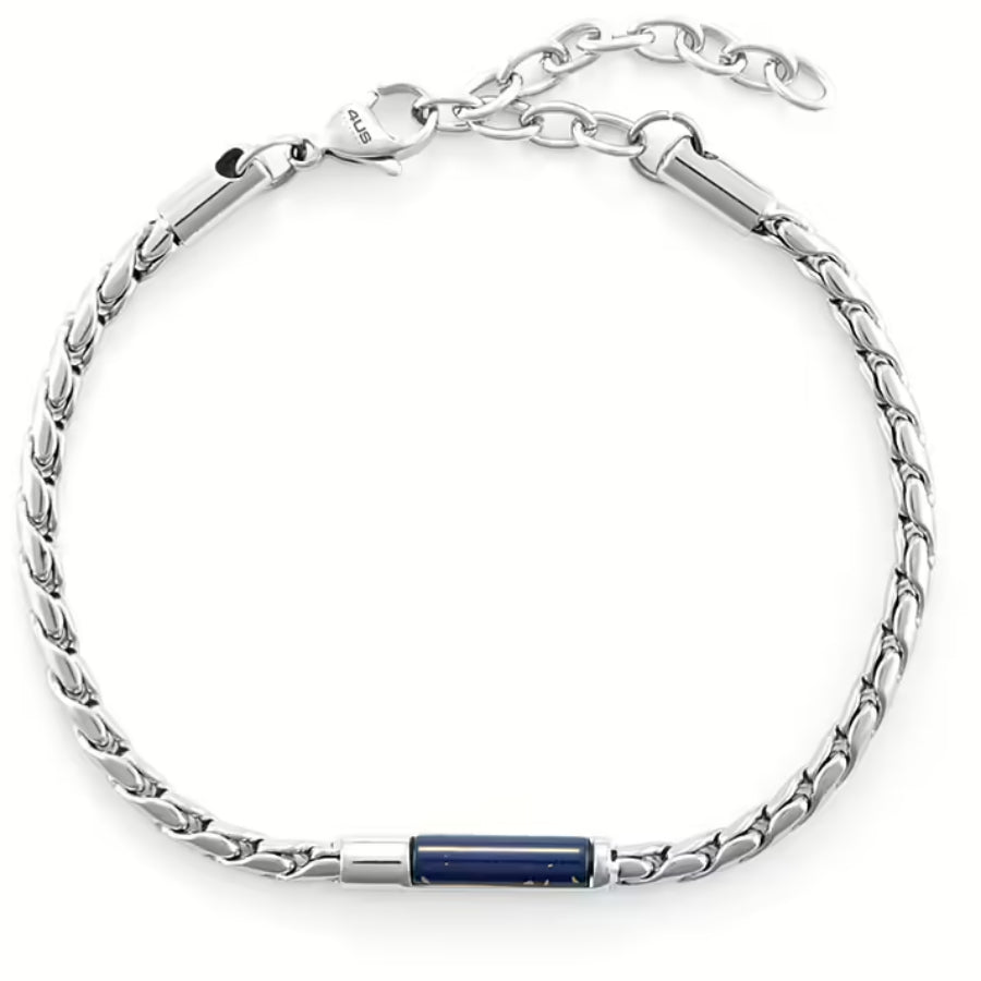 Bracciale Uomo 4US Cesare Paciotti  acciaio e Lapislazzuli 4UBR6375