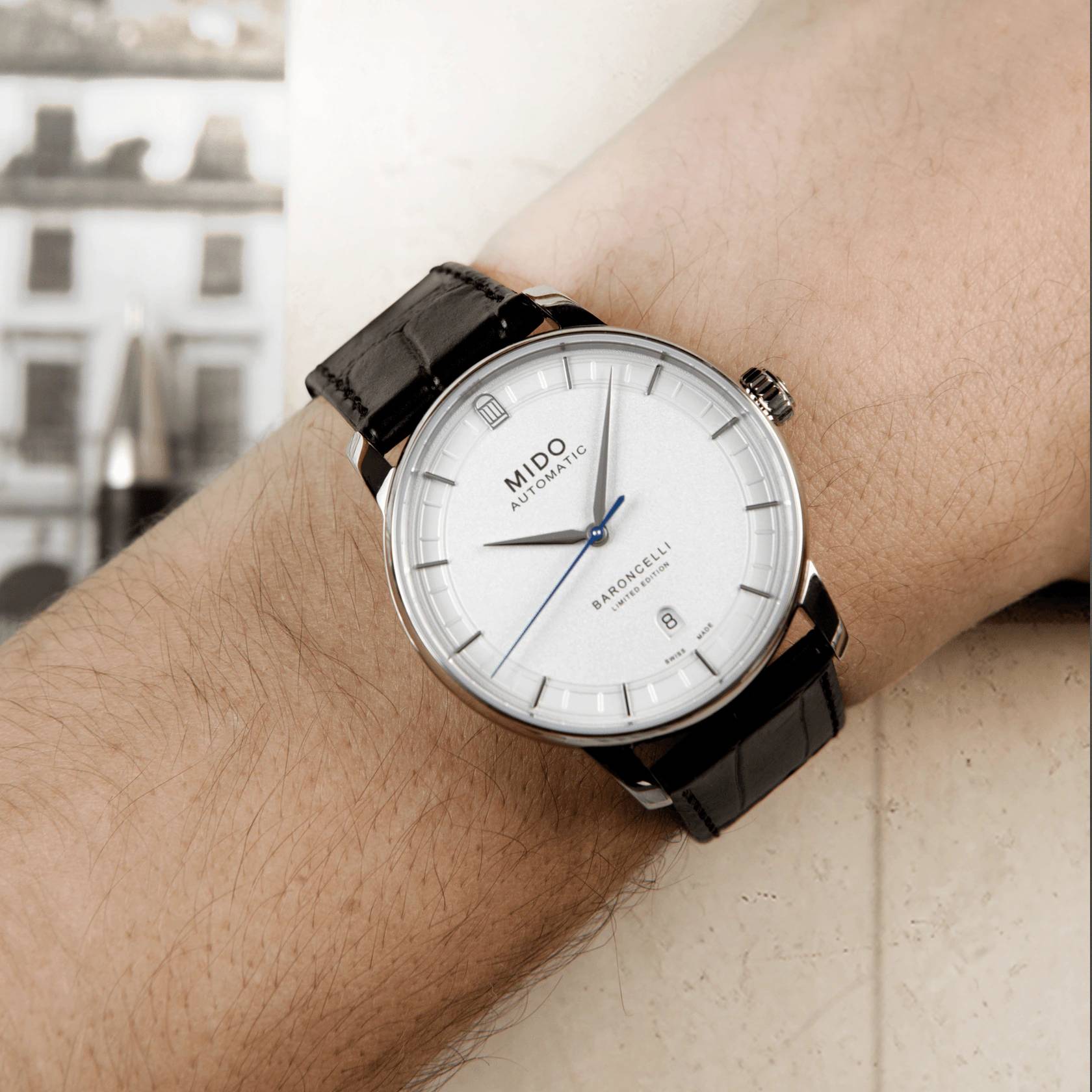 Orologio Mido Uomo Automatico Baroncelli Solo Tempo M0374071626100A