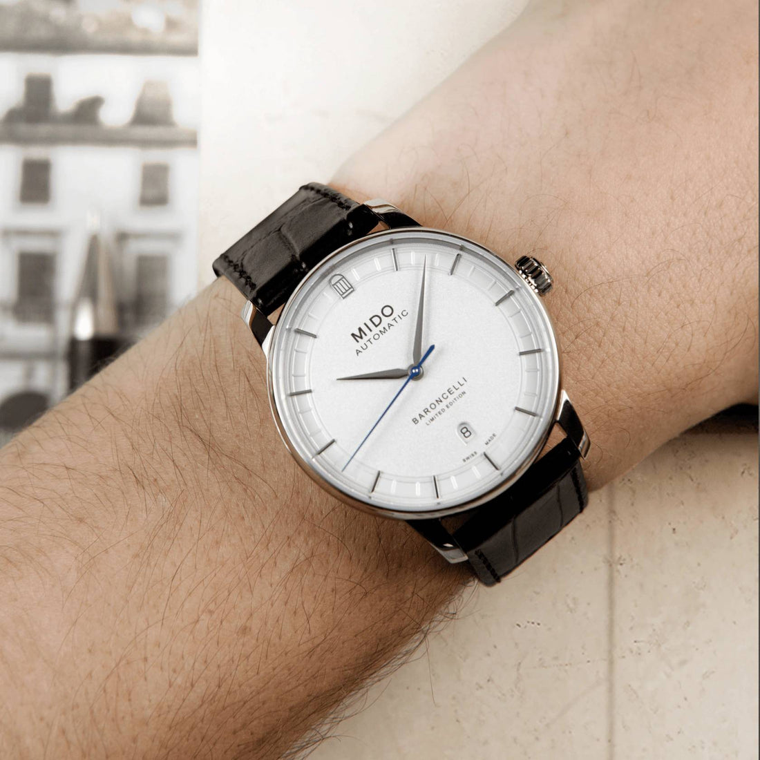 Orologio Mido Uomo Automatico Baroncelli Solo Tempo M0374071626100A