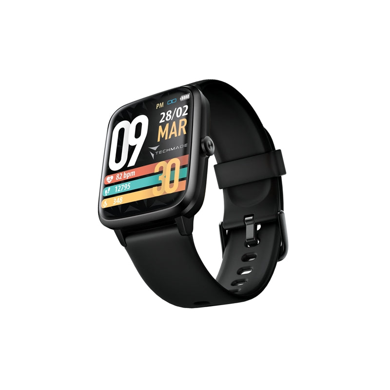 Orologio Uomo Techmade Smartwatch Total Black Nero TM-MOVE-BK