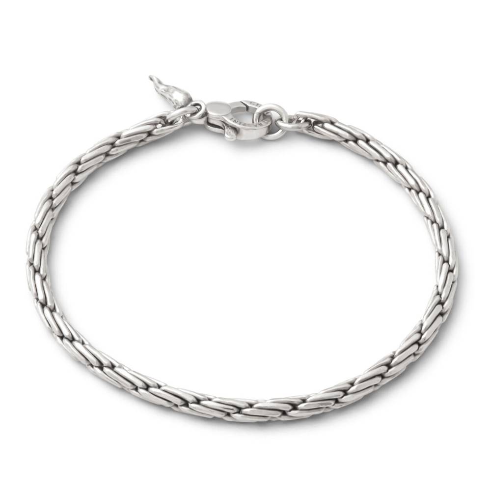 Bracciale Uomo Giovanni Raspini Argento 925 Catena Intrecciata Corda 12232