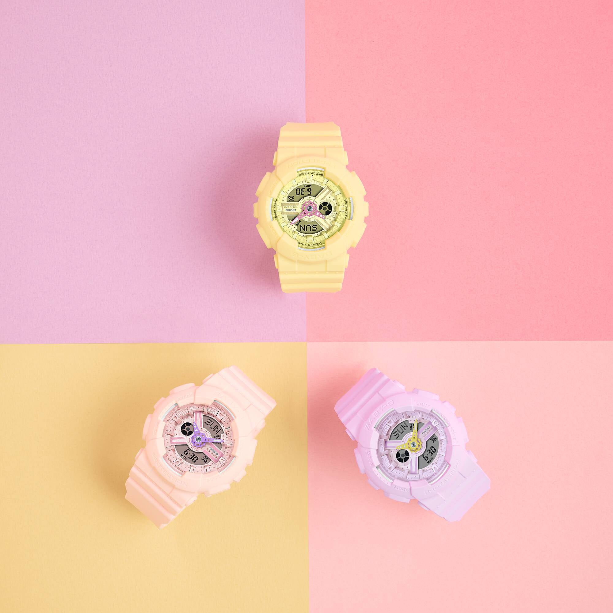 Orologio Donna Bambina Casio G-SHOCK BABY-G Rosa BA-110AH-4AER