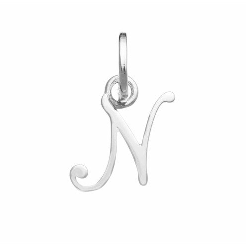 Charm Donna Giovanni Raspini Argento 925 Lettera N Juliet Realizzato A Mano 10733