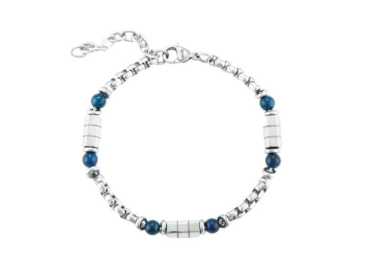 Bracciale Uomo 4US Cesare Paciotti acciaio e lapislazzuli  4UBR7012