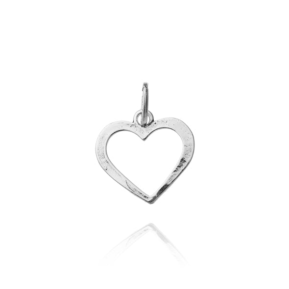 Charm Donna Giovanni Raspini Argento 925 Cuore Light Realizzato A Mano 11092