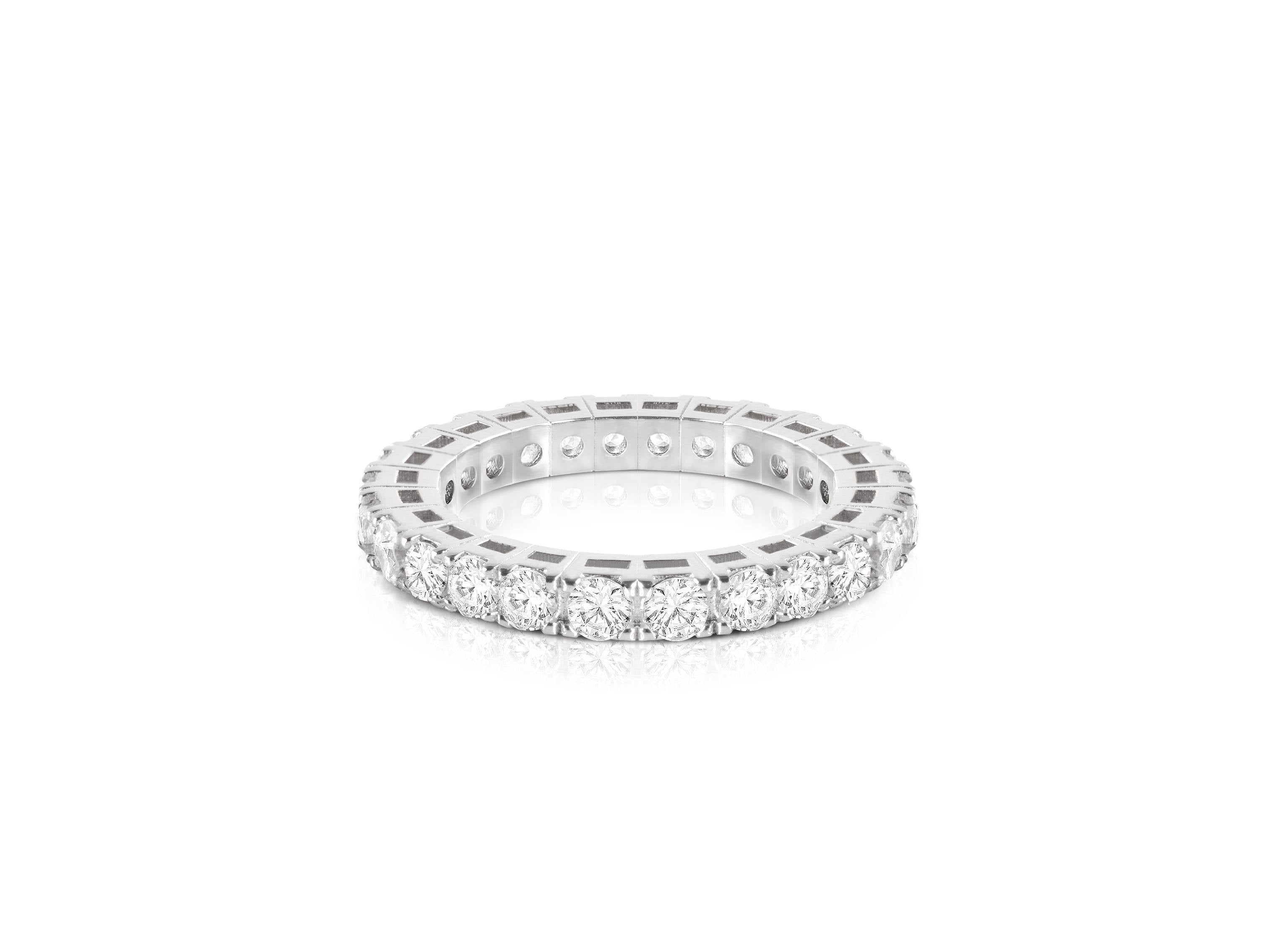 Anello Donna Kulto Tetris Cristalli Bianchi KR925-001-14