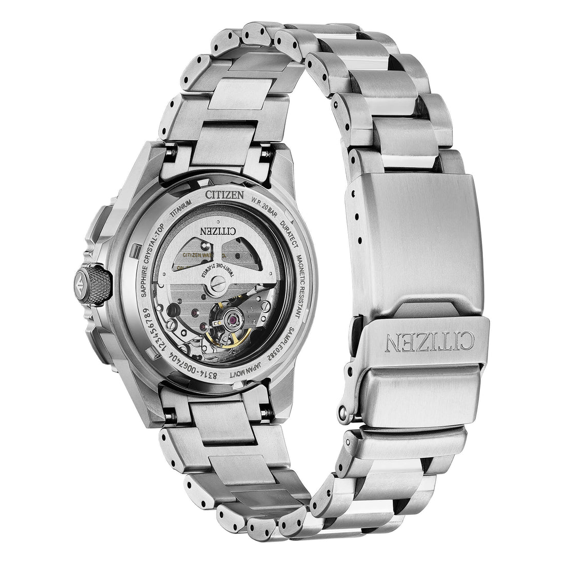 Orologio Uomo Citizen Navihawk Automatico Super Titanio NK0040-58L