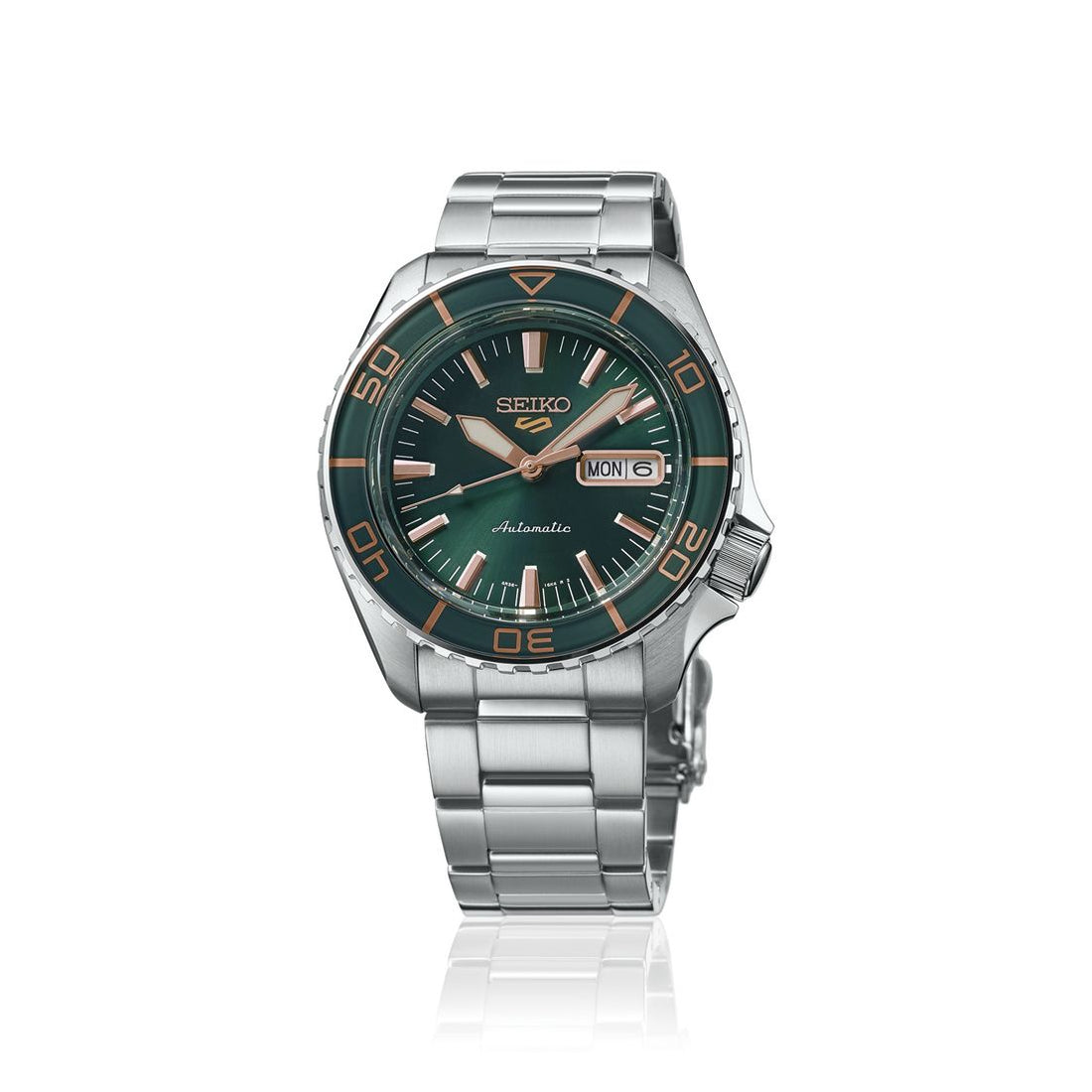 Orologio Uomo Seiko 5 Automatico SKX Verde Rosè HDB005K1