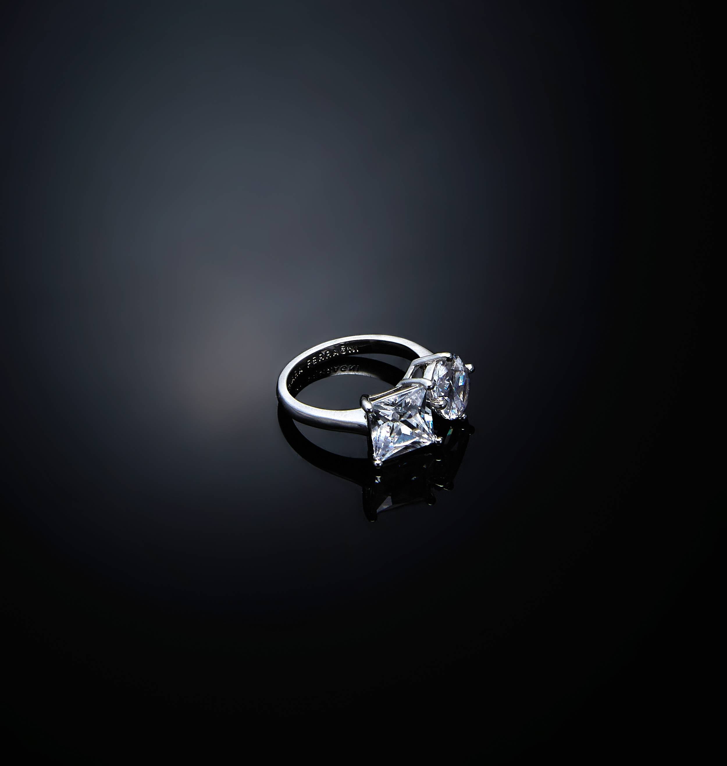 Anello Donna Chiara Ferragni Acciaio Zirconi Bianchi Princess J19AVU07016