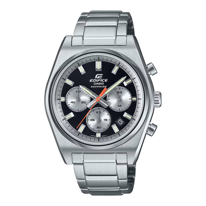 Orologio Uomo Casio Edifice Acciaio Cronografo Nero EFB-730D-1AVUEF