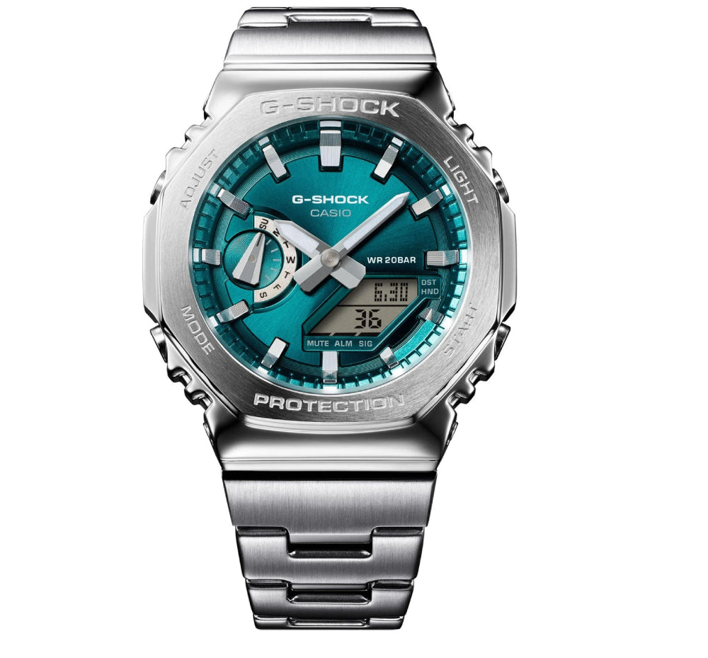 Orologio Uomo Casio G-SHOCK Acciaio Verde GM-2110D-3A1ER