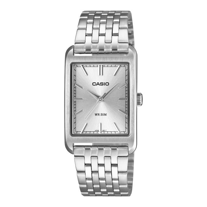 Orologio Unisex Acciaio Casio Quarzo Solo Tempo Argentè MTP-B215D-7AVER