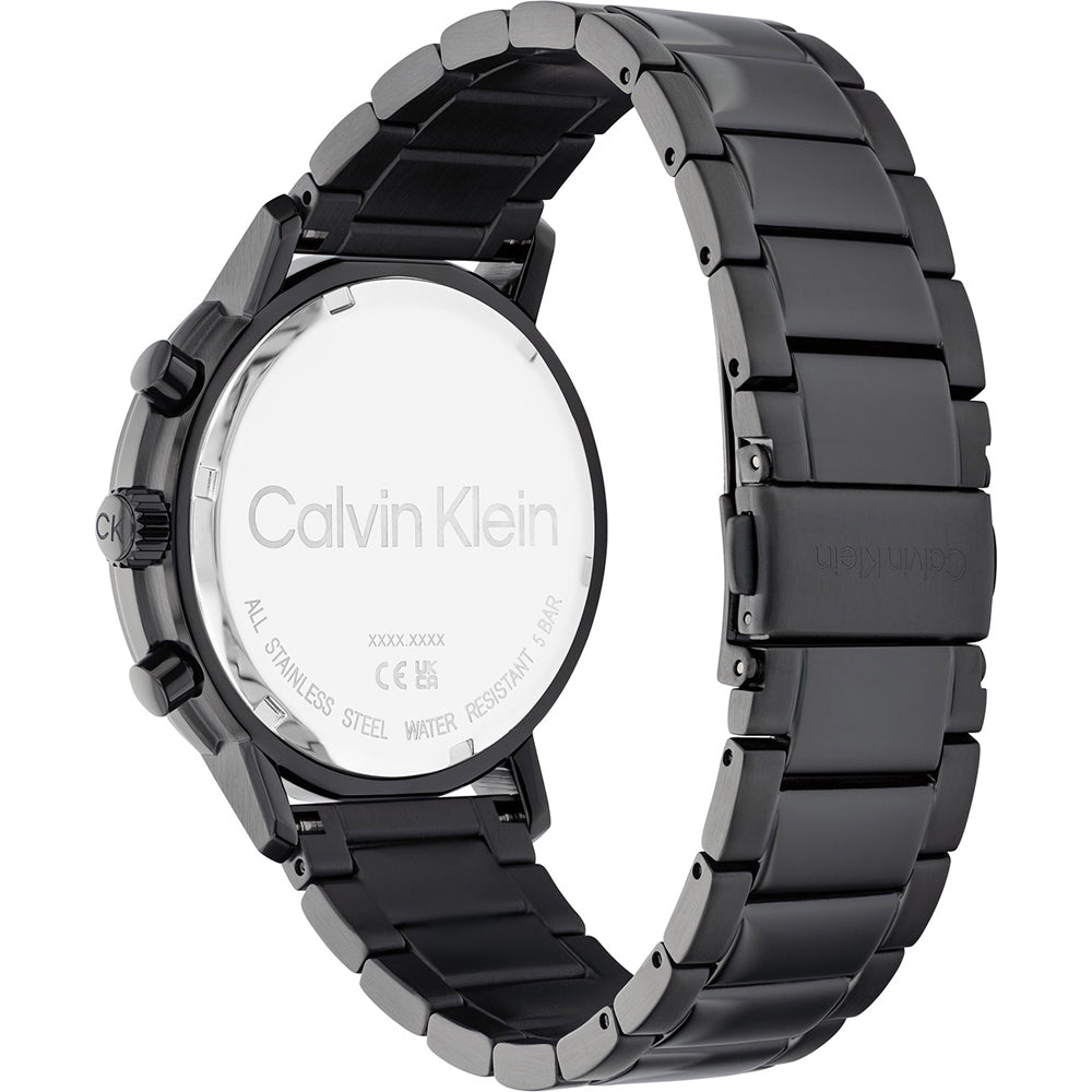 Orologio Uomo Calvin Klein Acciaio Nero PVD Quarzo Cronografo CK25200062