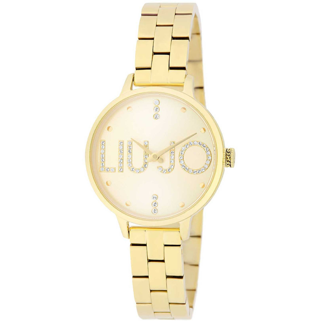 Orologio Donna Liu Jo Acciaio Dorato Quarzo Zirconi TLJ2040