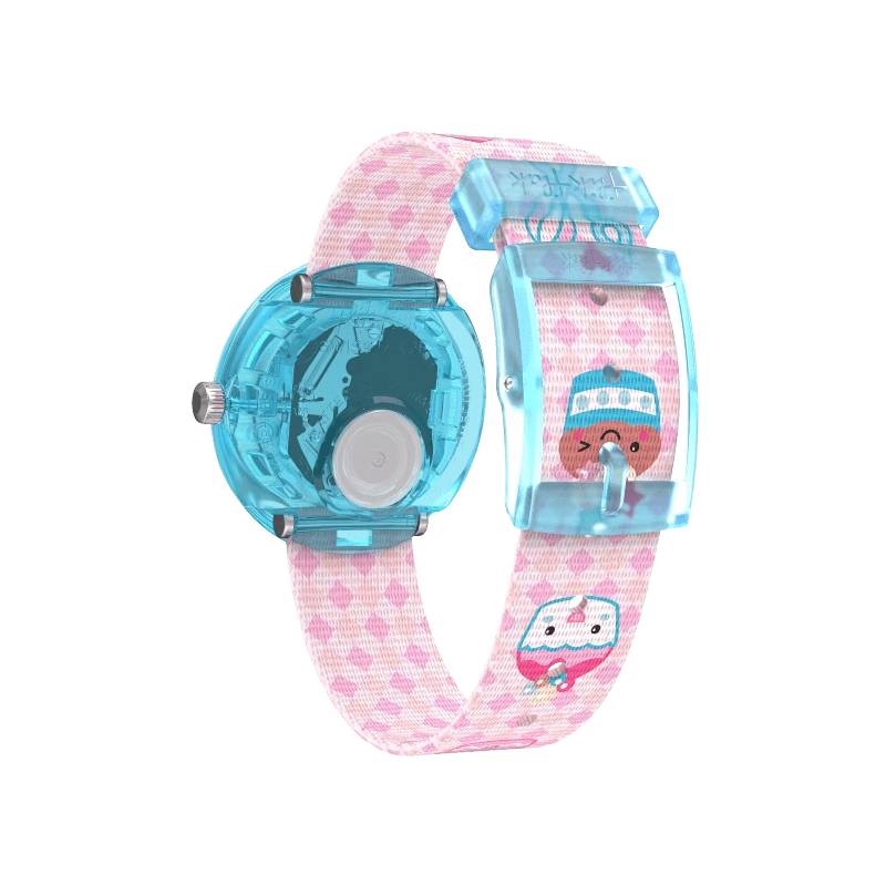 Orologio Bambina Swatch Flik Flak Bake It Up Rosa Muffin Zirconi ZFBNP219