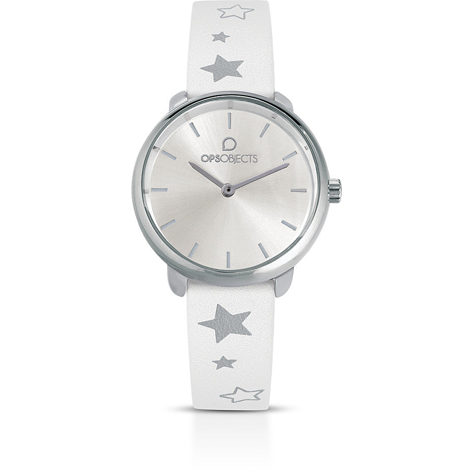 Orologio Donna Ops Acciaio Quarzo Solo Tempo Stella Pelle OPSPW-709-2400