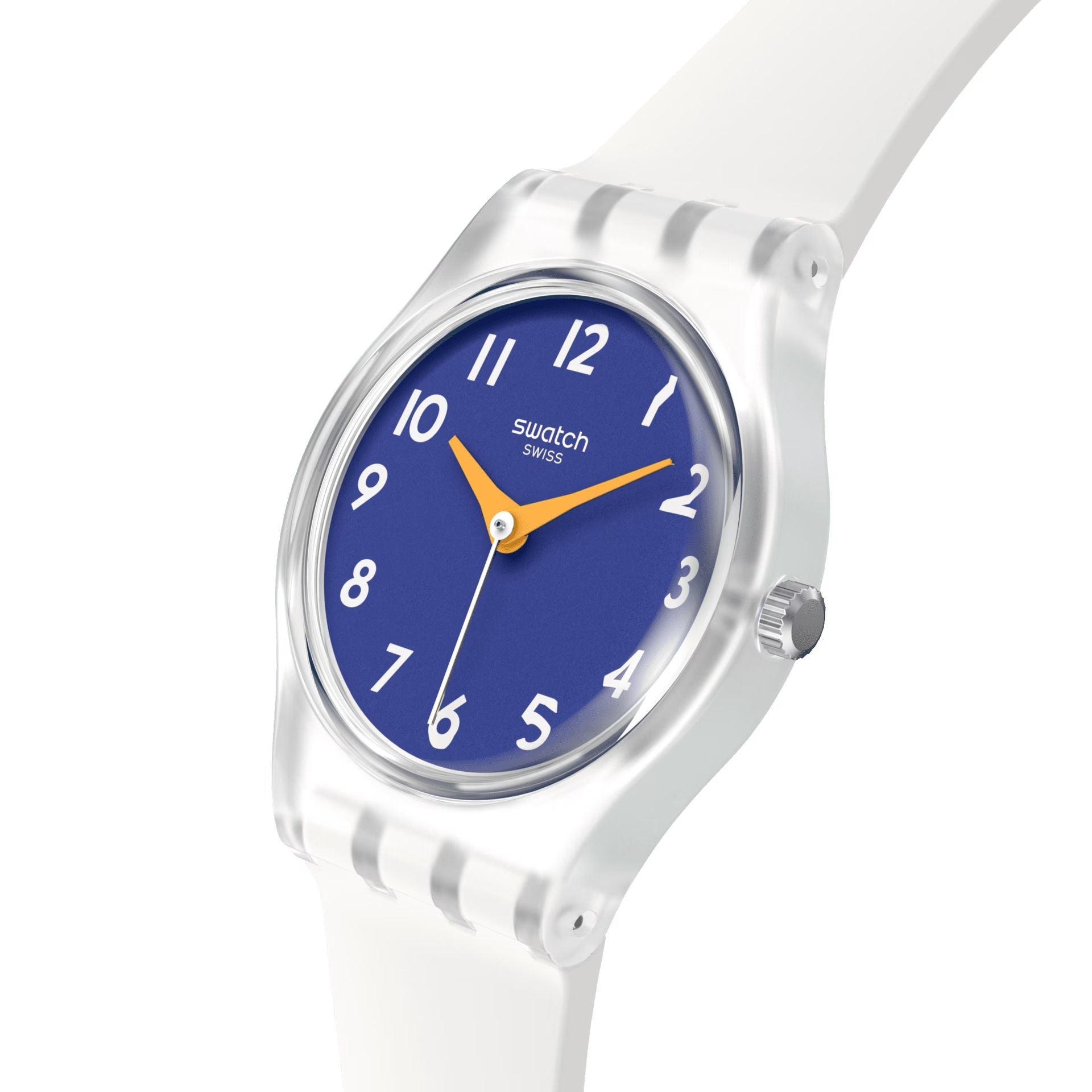 Orologio Donna Bambina Swatch The Gold Within You Numeri Quarzo Blu LE108
