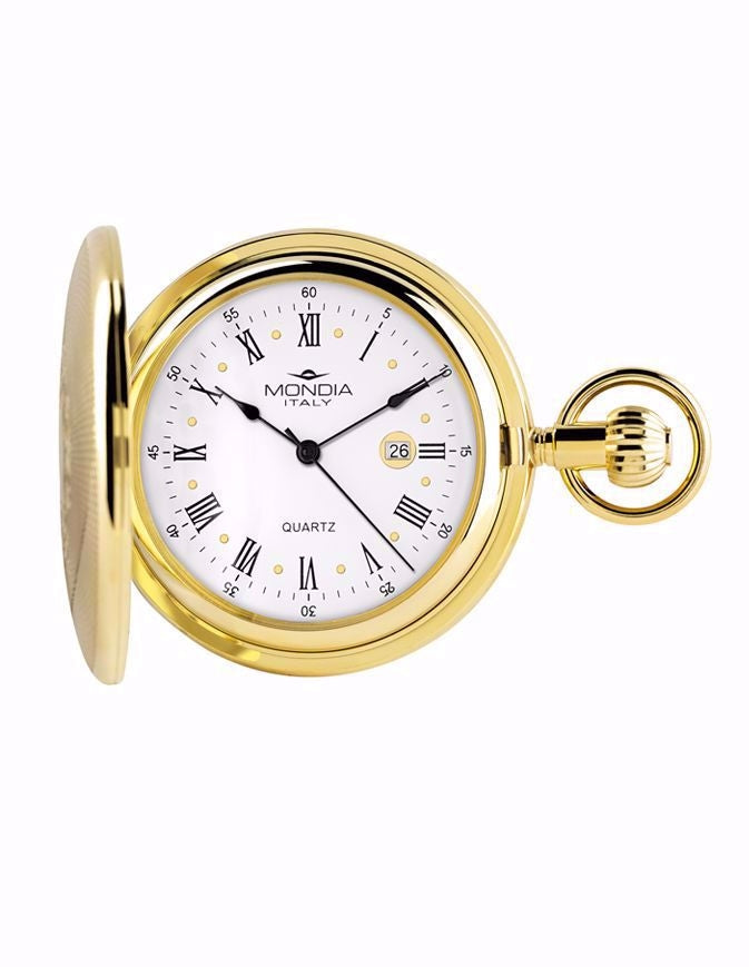Orologio Uomo Da Tasca acciaio dorato Mondia MI-739-PO-12WT-TA