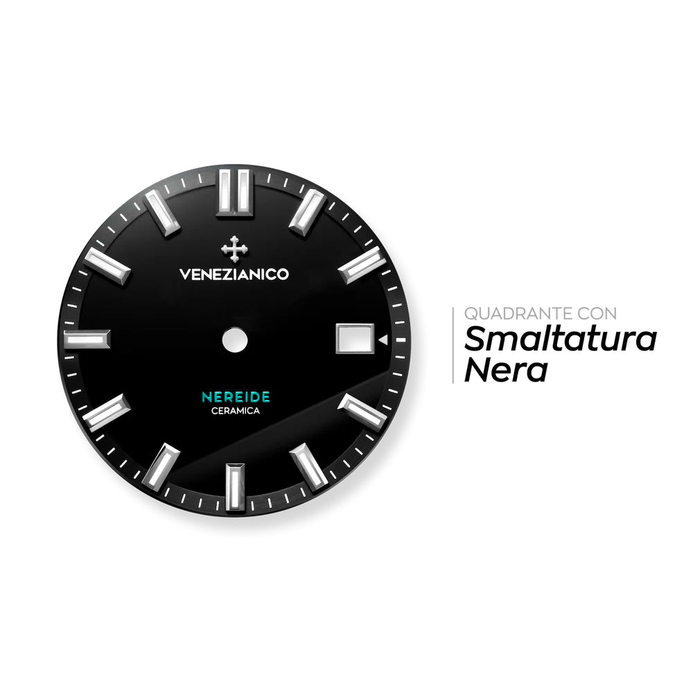 Orologio Uomo Venezianico Nereide Ceramica Nera 4521530