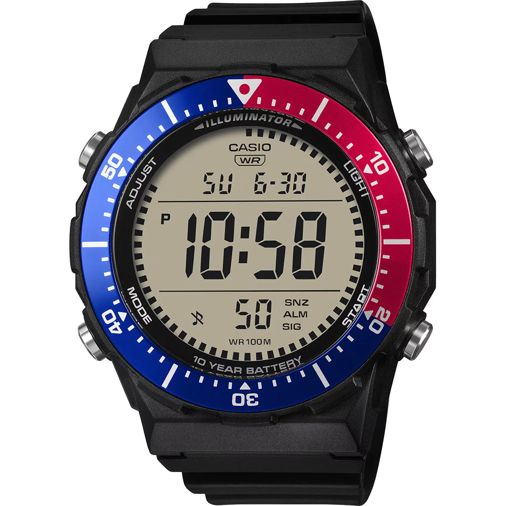 Orologio Uomo Casio Quarzo Nero PVD Digitale  AE-1700H-1A2VEF