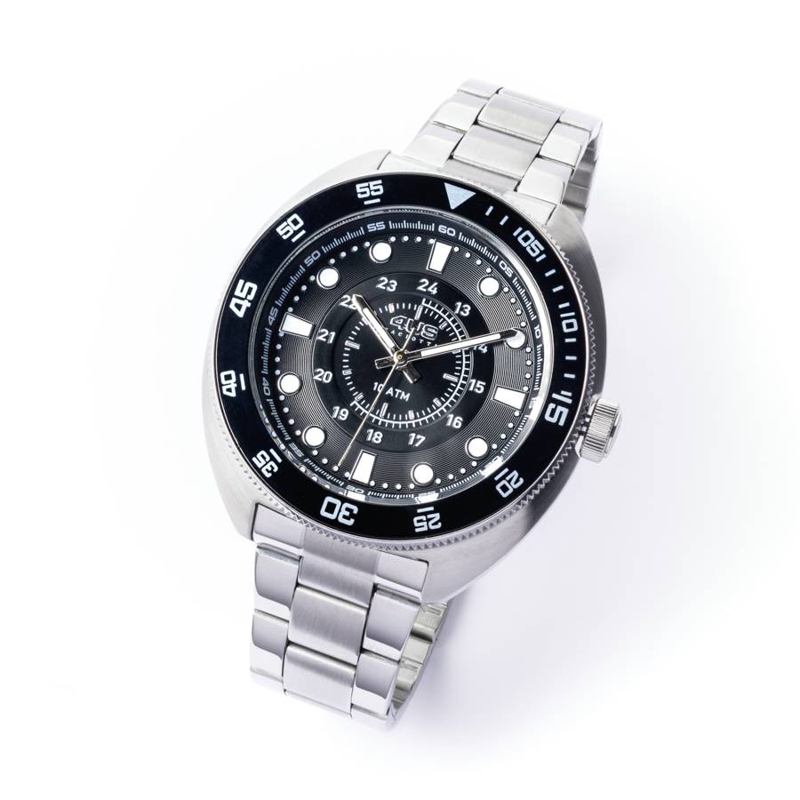 Orologio Uomo 4US Cesare Paciotti Nero Quarzo Solo Tempo Acciaio T4ST435